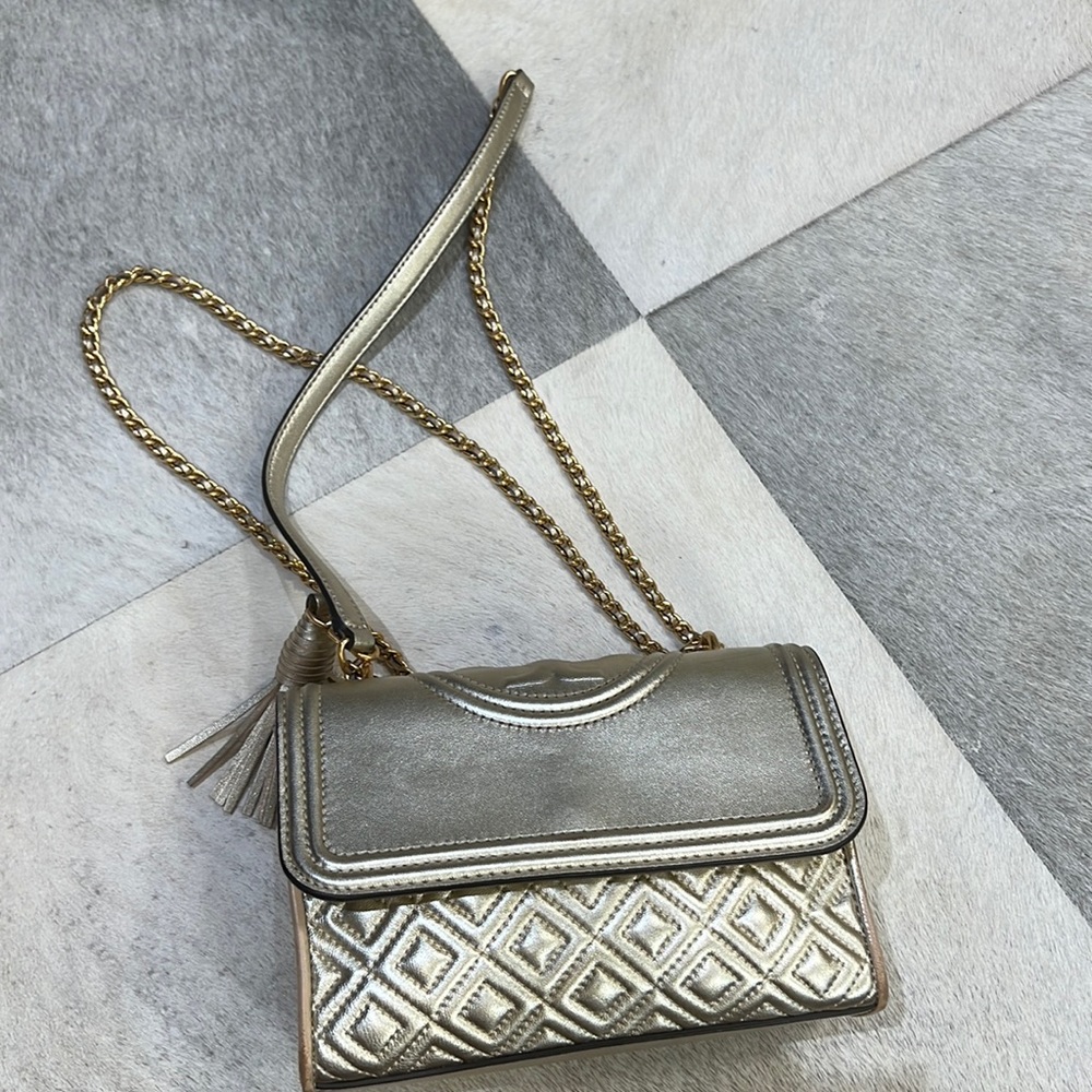 Tory Burch small Fleming adjustable bag